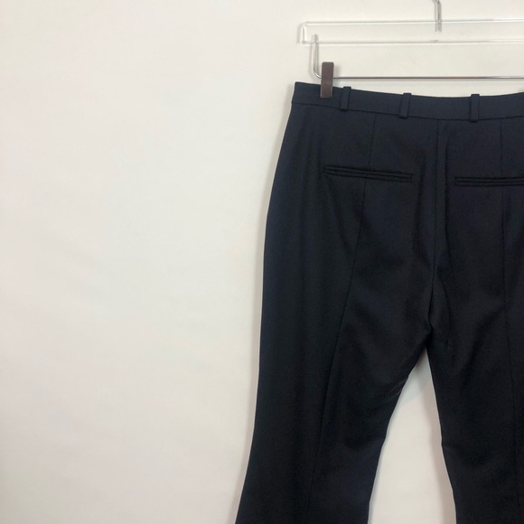 & Other Stories High Waisted Wool Blend Pants Navy - Picture 3 of 7